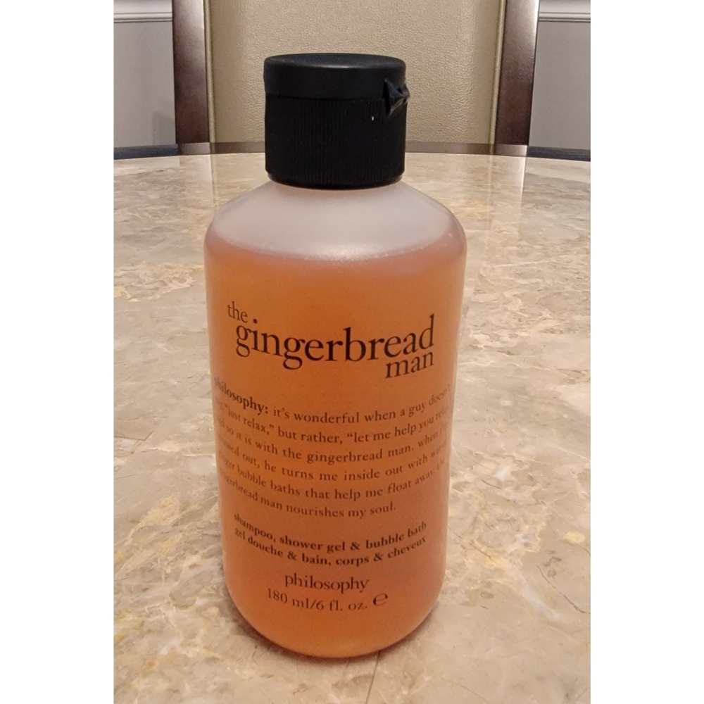 Philosophy The Gingerbread Man 6 fl oz Shampoo Shower Gel & Bubble Bath